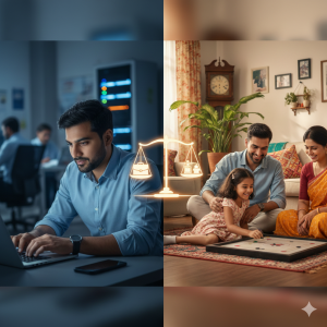 அலுவலகம் காட்டும் கடிகாரமும்... குடும்பம் காட்டும் அன்பும்! (ஒப்பீடு செய்யும் வகையில்)