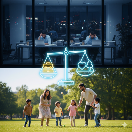 அலுவலகம் காட்டும் கடிகாரமும்... குடும்பம் காட்டும் அன்பும்! (ஒப்பீடு செய்யும் வகையில்)