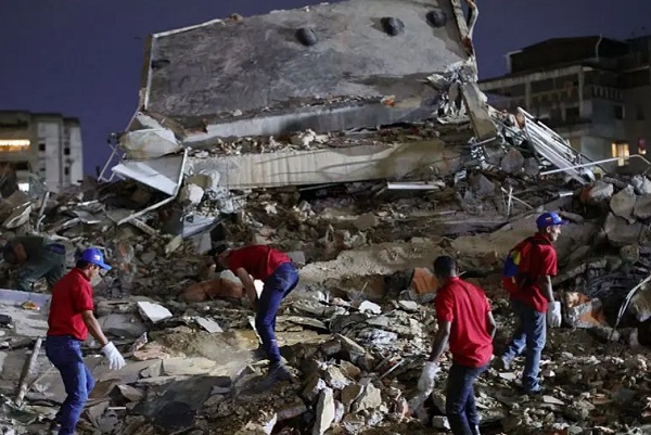 Powerful back-to-back earthquakes strike Venezuela, collapsing buildings in Caracas